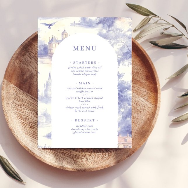 Toile de jouy menu (Creator Uploaded)