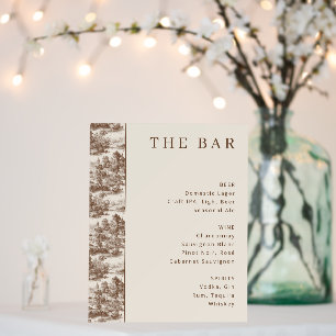 Toile de Romance Wedding Foam Board