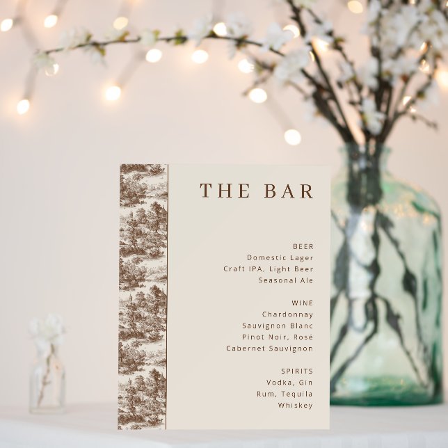 Toile de Romance Wedding Foam Board (In Situ (Wedding))