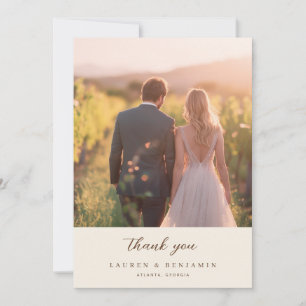 Toile de Romance Wedding Thank You Card