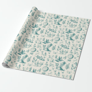 Toile du jouy wrapping paper