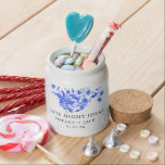 Toile Floral Date Night Jar Bridal Shower Games<br><div class="desc">Introducing our Modern Vintage French Purple Toile Floral Date Night Jar Bridal Shower Game. This beautifully designed game features a charming purple toile floral pattern, blending vintage elegance with modern style. Perfect for adding a fun and interactive element to your bridal shower, the Date Night Jar invites guests to write...</div>