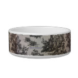 Toile In Black And White Bowl at Zazzle
