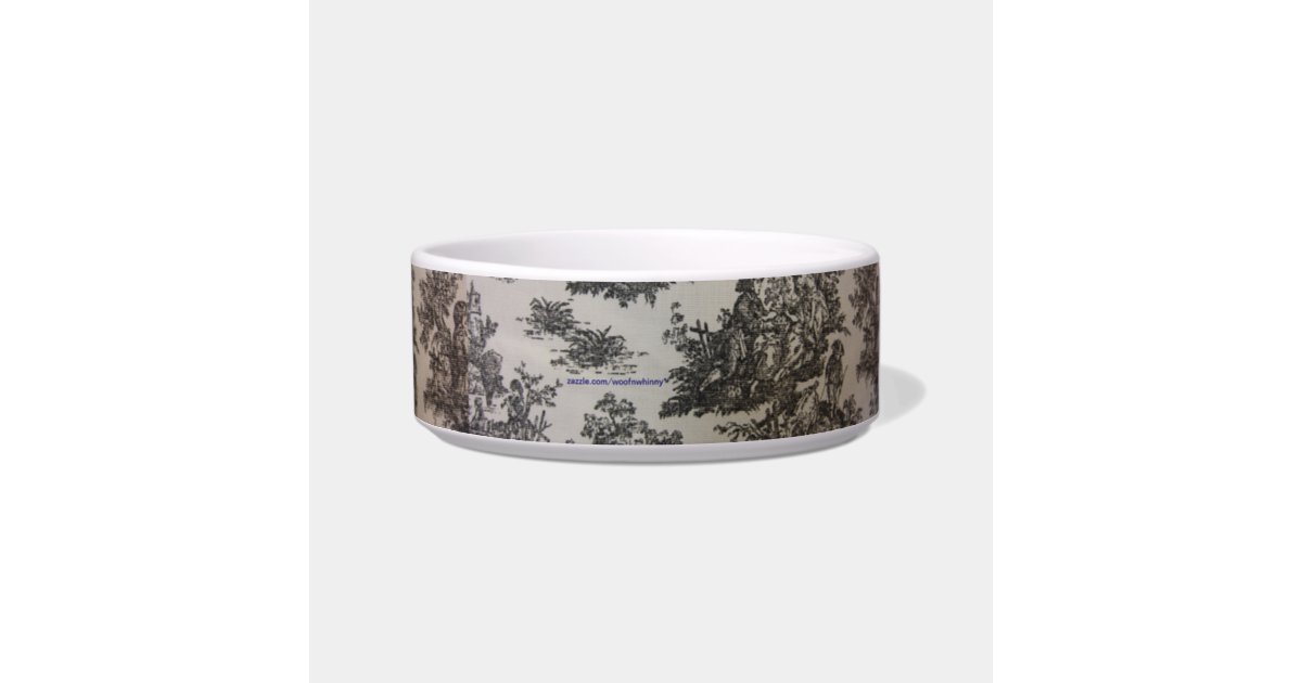 Black & White Chinoiserie Pet Bowls