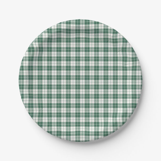 Toile Mallard Duck Gender Neutral Paper Plates (Front)