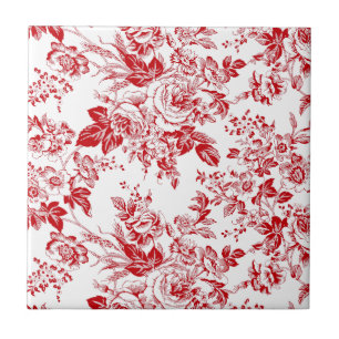 Toile Roses Tile