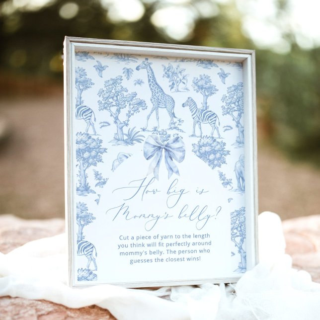 Toile Safari how big is mommy's belly game Poster (Creator Uploaded)