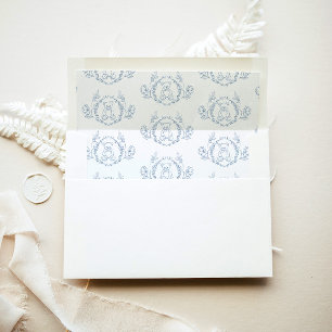 Toile Teddy bear vintage Baby shower Envelope Liner