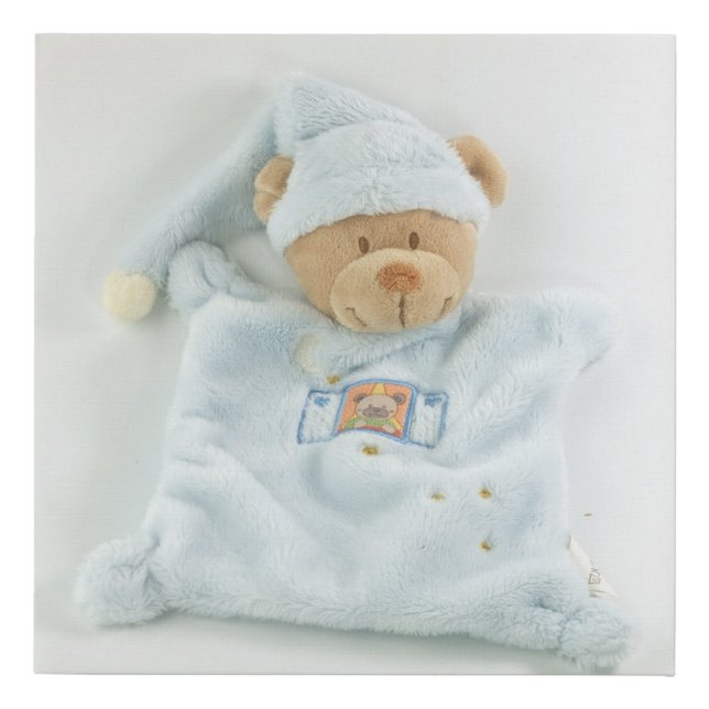 Toiles doudou blue faux canvas print (Front)