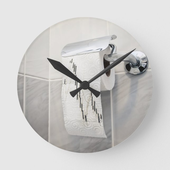 Toilet analysis round clock (Front)