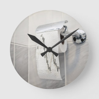 Toilet analysis round clock