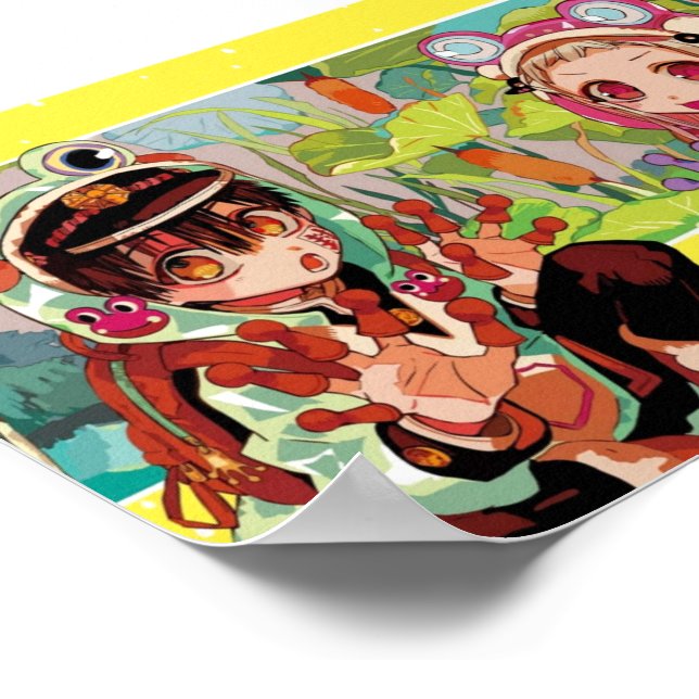 toilet bound hanako kun frog art poster | Zazzle