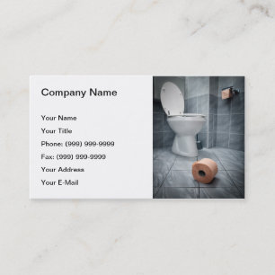 Toilet Business Card