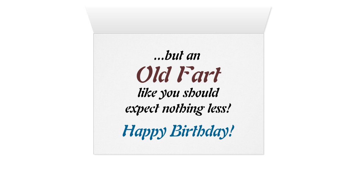 Toilet Humor Birthday Card
