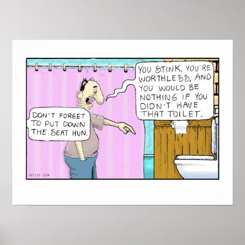 Toilet humor poster