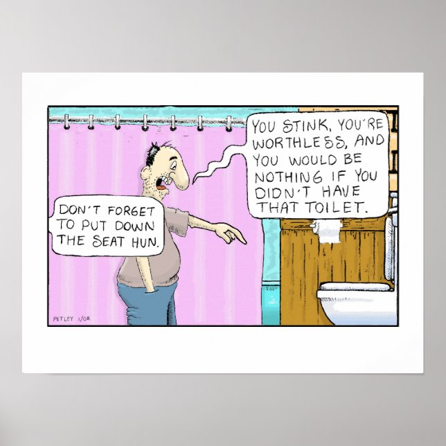 Toilet humor poster (Front)