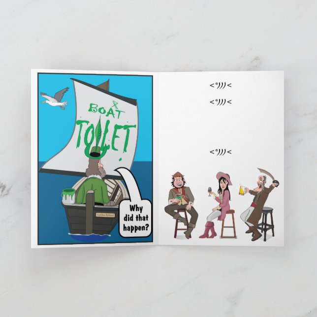 TOILET JOKE. CARD (Inside)