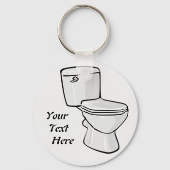 Toilet Keychain by Customizables at Zazzle