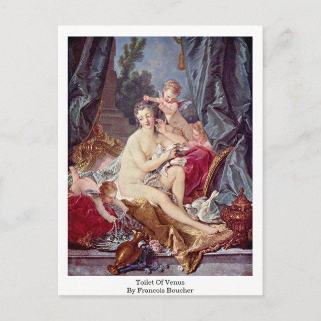 Toilet Of Venus By Francois Boucher Postcard (Front)