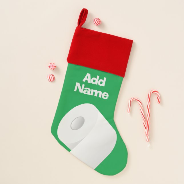 Toilet Paper Christmas Stocking (Front)