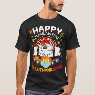 Toilet Paper Halloween Merry Xmas Happy Thanksgiv T-Shirt