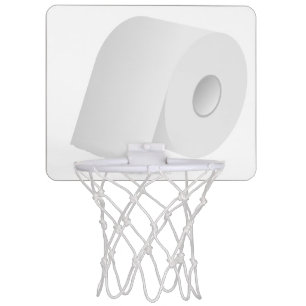 Toilet Paper Mini Basketball Hoop