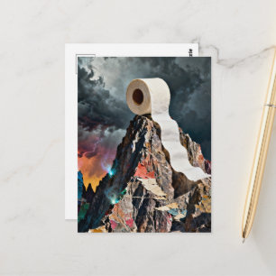 Toilet Paper Mountain Postcard