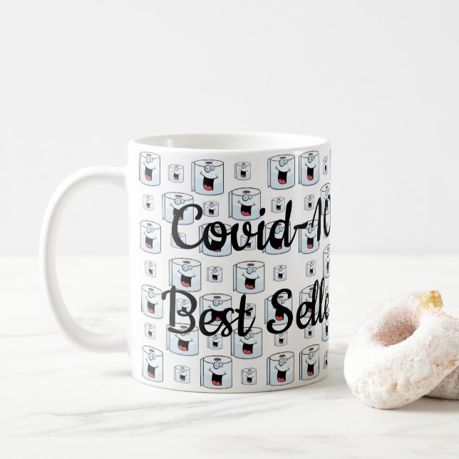 Toilet Paper Mug Covid-19 (With Donut)