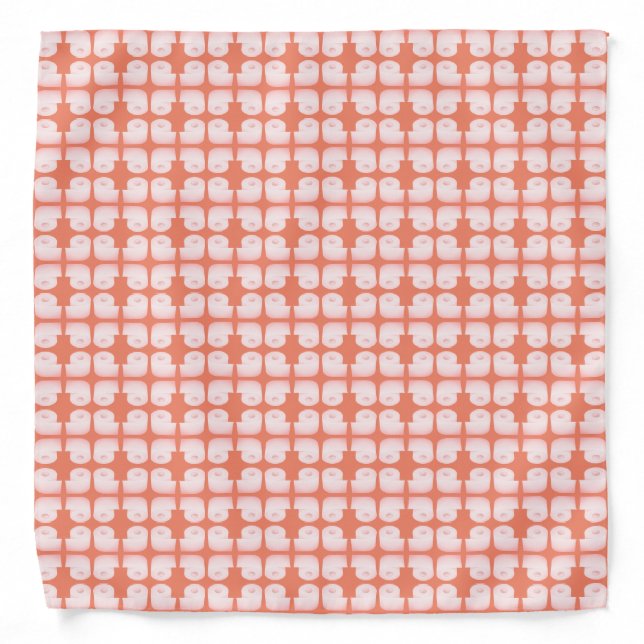 Toilet Paper Pattern Bandana (Front)