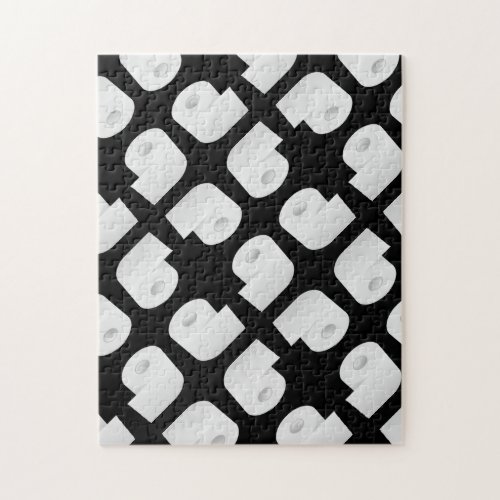 Toilet Paper Pattern Jigsaw Puzzle
