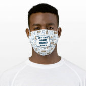 Toilet Paper Roll Adult Cloth Face Mask (Worn)