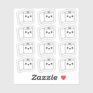 Toilet Paper Roll Potty Training/ Bathroom Restock Sticker