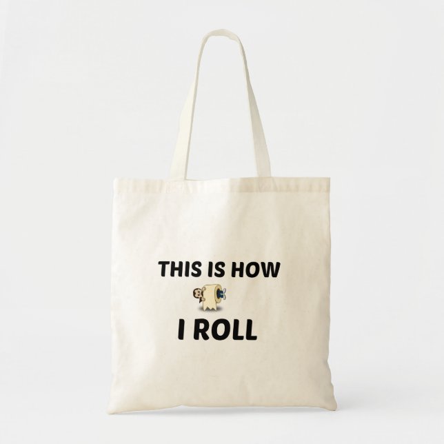 TOILET PAPER ROLL TOTE BAG (Front)