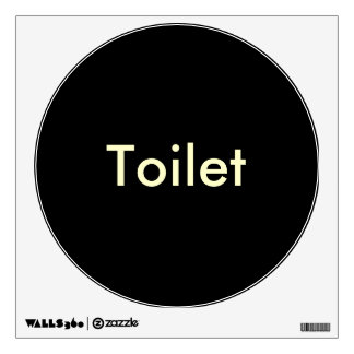 Toilet Sign Wall Sticker