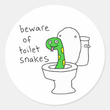 Toilet Snakes Funny Bathroom Humor