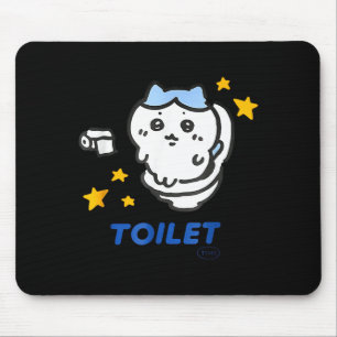 Toilet Time Chikawa Meme Funny Tee Mouse Pad