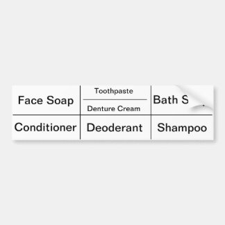 Toiletry Labels for Women