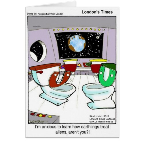 Toilets From Outer Space Funny Tees Mugs Cards Etc
