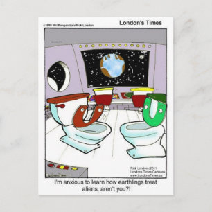 Toilets From Outer Space Funny Tees Mugs Cards Etc