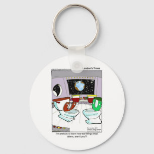 Toilets From Outer Space Funny Tees Mugs Cards Etc Keychain