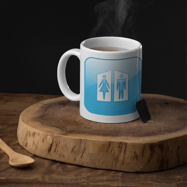 Toilets Icon Coffee Mug (Creator Uploaded)