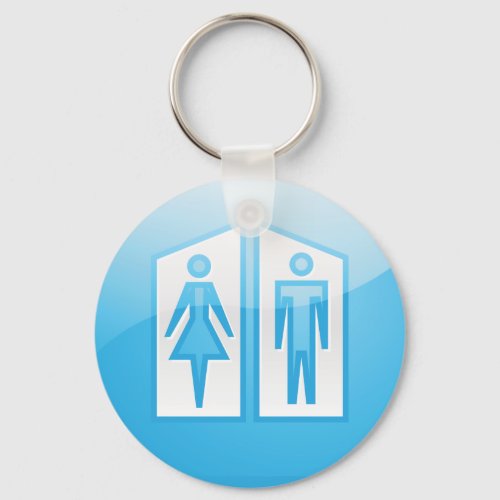 Toilets Icon Keychain