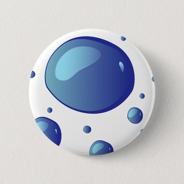 toilets pinback button (Front)
