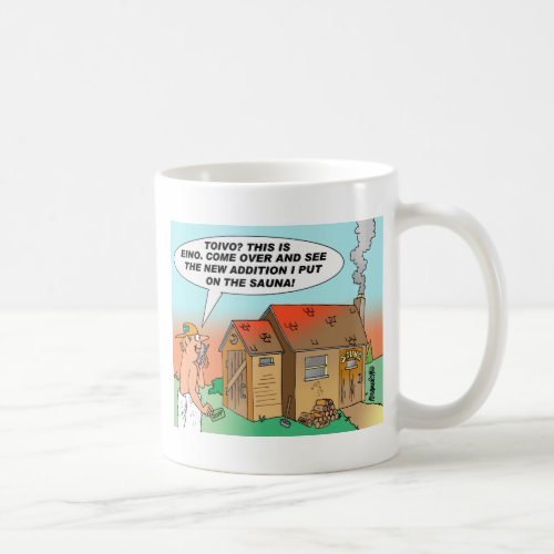 TOIVO  EINO SAUNA CARTOON MUG COFFEE MUG