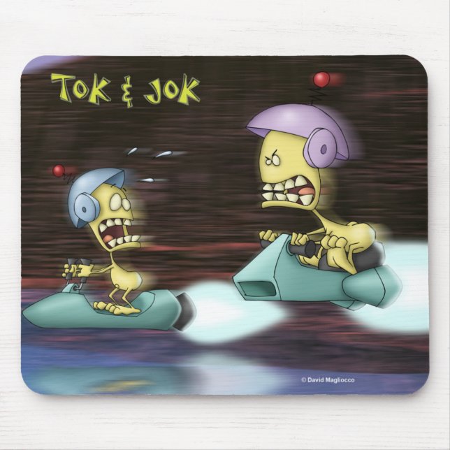 Tok & Jok The Race Mousepad (Front)