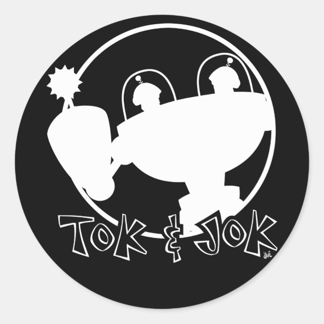 TokBOT & JokBOT Dark Sticker (Front)