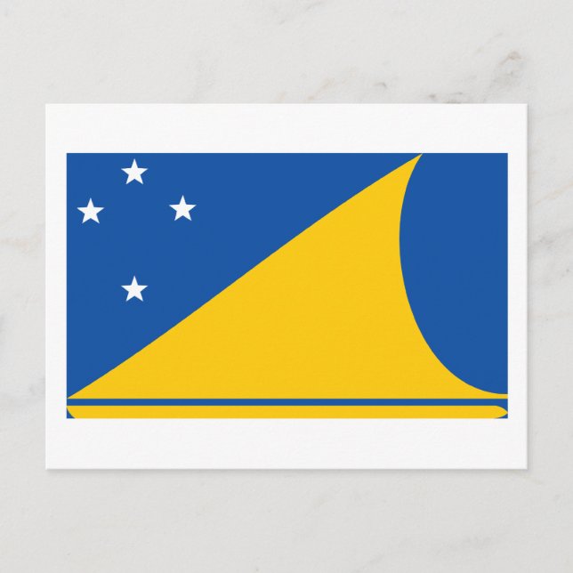 Tokelau Flag Postcard (Front)