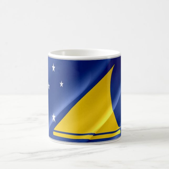 Tokelau -  Waving Flag - Coffee Mug (Center)