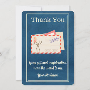 Postal Christmas Thank You Cards, Holiday Greeting Cards for Mailman, Mail  Man Christmas Cards, Thank You Cards From Mail Carrier Holiday Post Cards  Christmas Lights Your choice of Greeting, Quantity - Yahoo