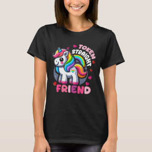 Token Straight Friend Funny Slang Queer Ally Gay P T-Shirt